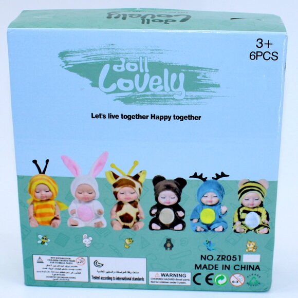 Gift Box Miniature Plastic Reborn Baby Dolls for Kids - Picture 2 of 2